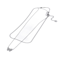 COLLAR ZO13858N Plateado Acero Inoxidable -2D37