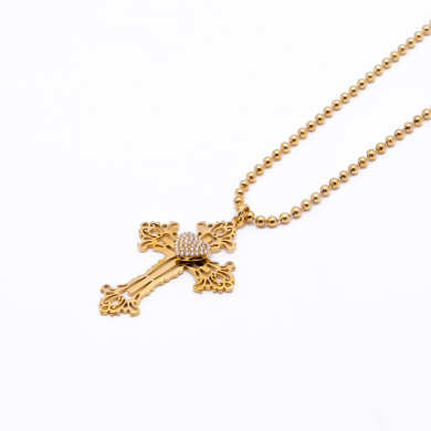 COLLAR ZO13458N Dorado Acero Inoxidable -2D25