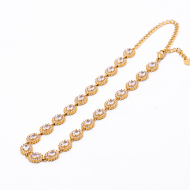 COLLAR ZO12856N Dorado Acero Inoxidable -E42