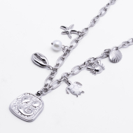 COLLAR ZO13357N Plateado Acero Inoxidable -2D410