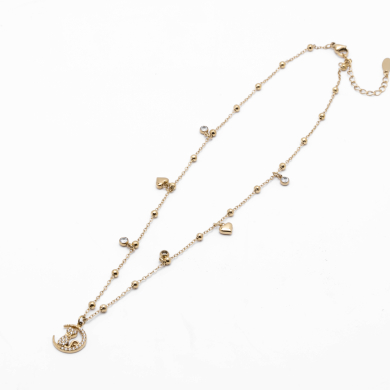 COLLAR ZO13430N Dorado Acero Inoxidable -2D46