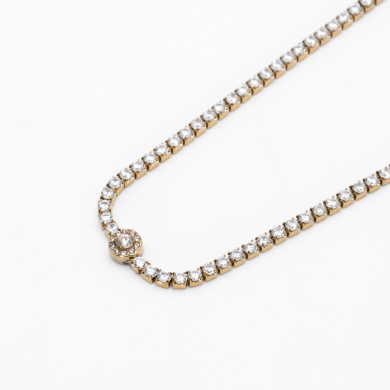 COLLAR ZO12846N Dorado Acero Inoxidable -2D16