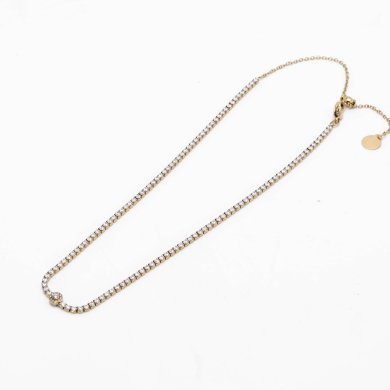 COLLAR ZO12846N Dorado Acero Inoxidable -2D16