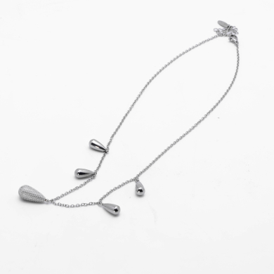 COLLAR ZO13340N Plateado Acero Inoxidable -2D48