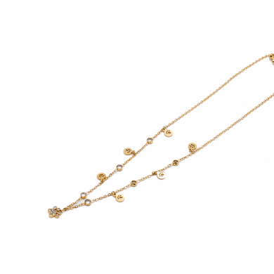 COLLAR ZO20482N Dorado Acero Inoxidable -2D24