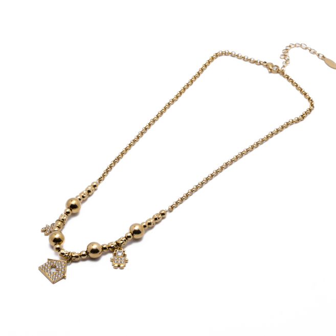 COLLAR ZO13414N Dorado Acero Inoxidable -2D48