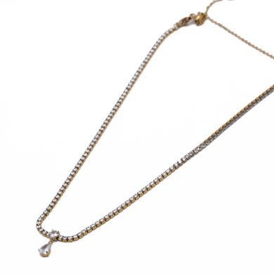 COLLAR ZO12842N Dorado Acero Inoxidable -2D16