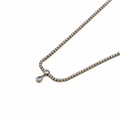 COLLAR ZO12842N Dorado Acero Inoxidable -2D16