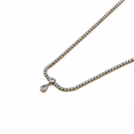 COLLAR ZO12842N Dorado Acero Inoxidable -2D16