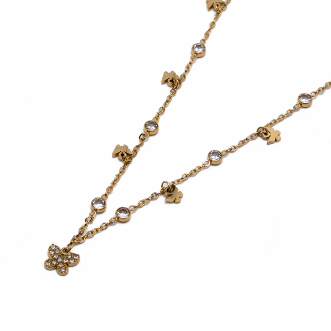 COLLAR ZO20483N Dorado Acero Inoxidable -2D24