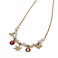 COLLAR ZO13390N Dorado Acero Inoxidable -2D410