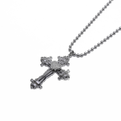 COLLAR ZO13458N Plateado Acero Inoxidable -2D25