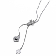 COLLAR ZO13008N Plateado Acero Inoxidable -2D44