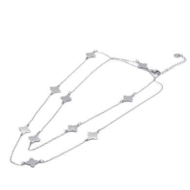 COLLAR ZO14072N Plateado Acero Inoxidable -2D39