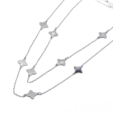 COLLAR ZO14072N Plateado Acero Inoxidable -2D39