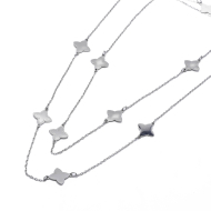 COLLAR ZO14072N Plateado Acero Inoxidable -2D39