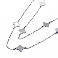 COLLAR ZO14072N Plateado Acero Inoxidable -2D39