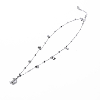 COLLAR ZO13430N Plateado Acero Inoxidable -2D46