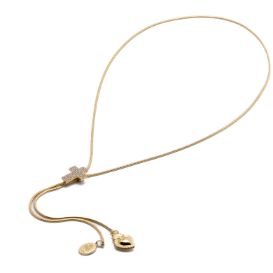 COLLAR ZO13008N Dorado Acero Inoxidable -2D44