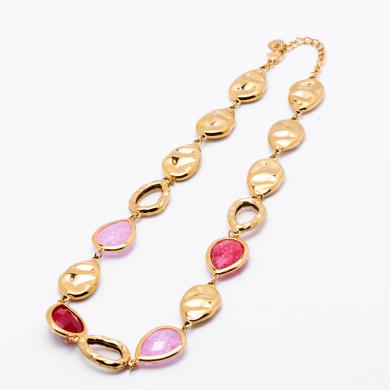 COLLAR ZO13943N Dorado Rosa Acero Inoxidable -2D58 2D58