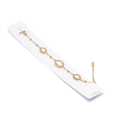 PULSERA ZO13491B Dorado Blanco Acero Inoxidable -2B39