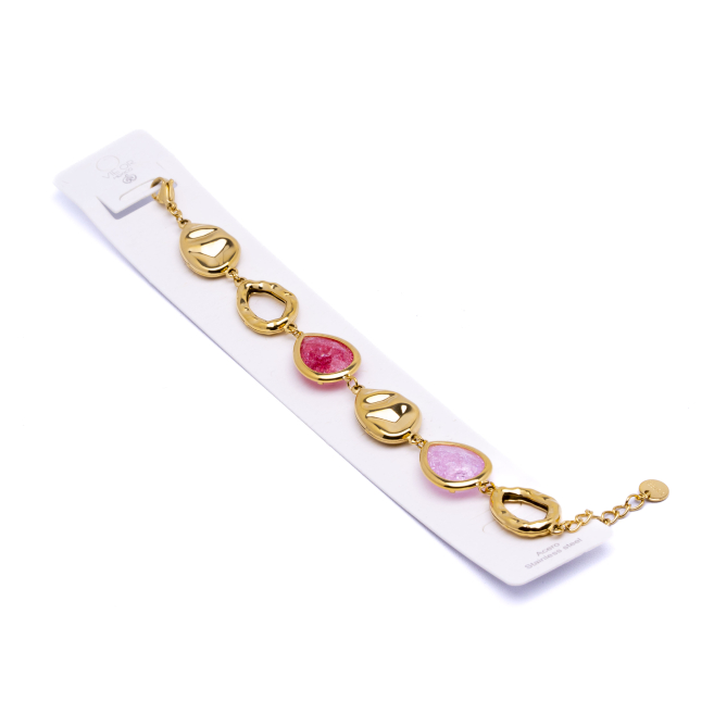 PULSERA ZO13942B Dorado Rosa Acero Inoxidable -2B39