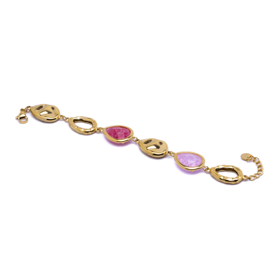PULSERA ZO13942B Dorado Rosa Acero Inoxidable -2B39