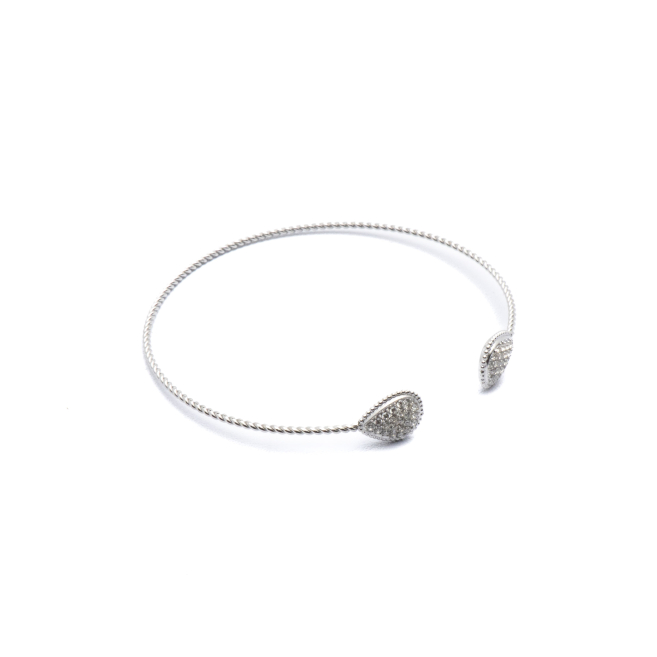 BRAZARETE ZO13510B Plateado Acero Inoxidable -2C12