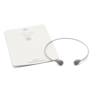 BRAZARETE ZO13510B Plateado Acero Inoxidable -2C12