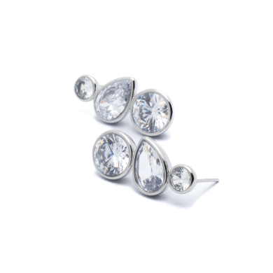 ARETES ZO13719E Plateado Acero Inoxidable -G21