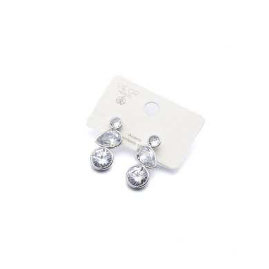 ARETES ZO13719E Plateado Acero Inoxidable -G21