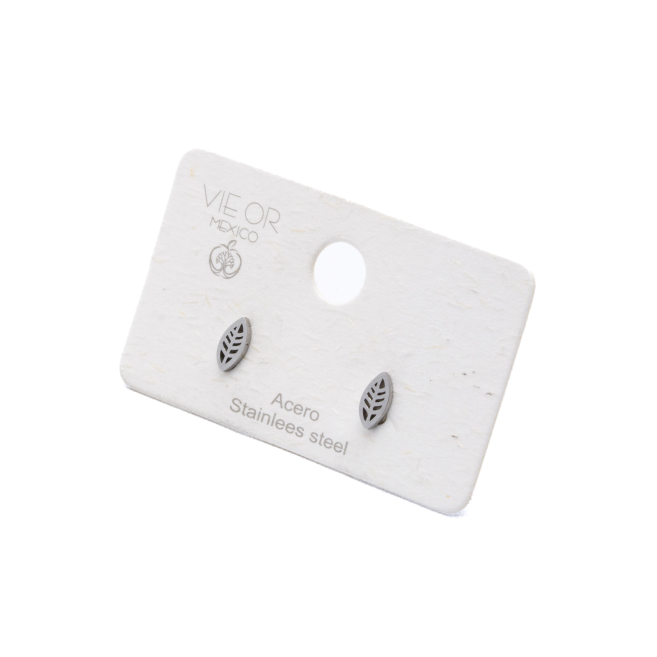 ARETES ZO1932E Plateado Acero Inoxidable -F44