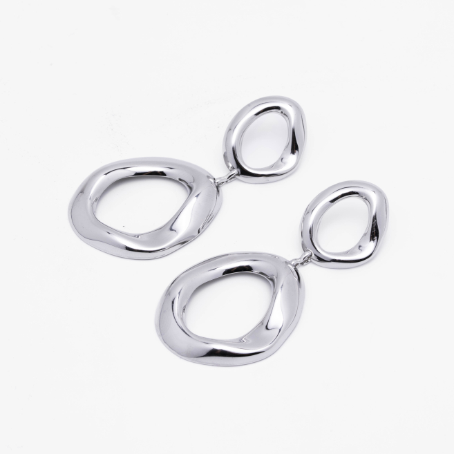 ARETES ZO12986E Plateado Acero Inoxidable -G51