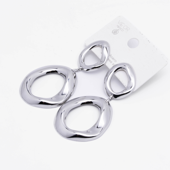 ARETES ZO12986E Plateado Acero Inoxidable -G51
