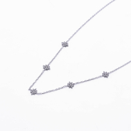 COLLAR ZO13690N Plateado Acero Inoxidable -E41