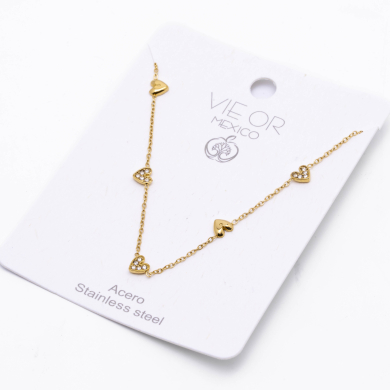 COLLAR ZO13696N Dorado Acero Inoxidable -E41