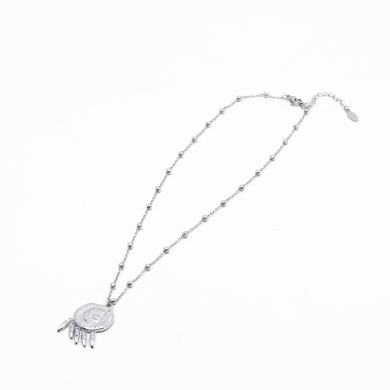 COLLAR ZO13456N Plateado Acero Inoxidable -E23