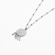 COLLAR ZO13456N Plateado Acero Inoxidable -E23