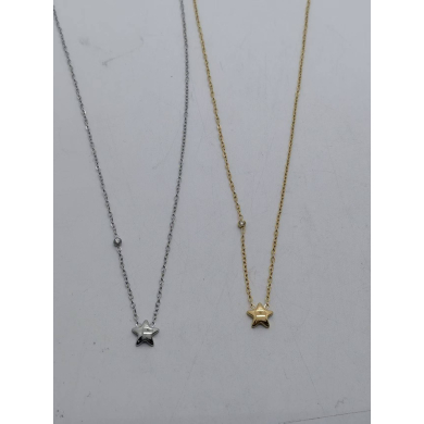 COLLAR Y00452 PLATEADO Acero Inoxidable E21