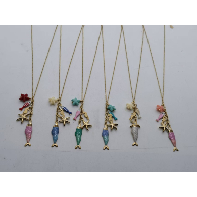 COLLAR Y00461 ROSA Acero Inoxidable 2D410