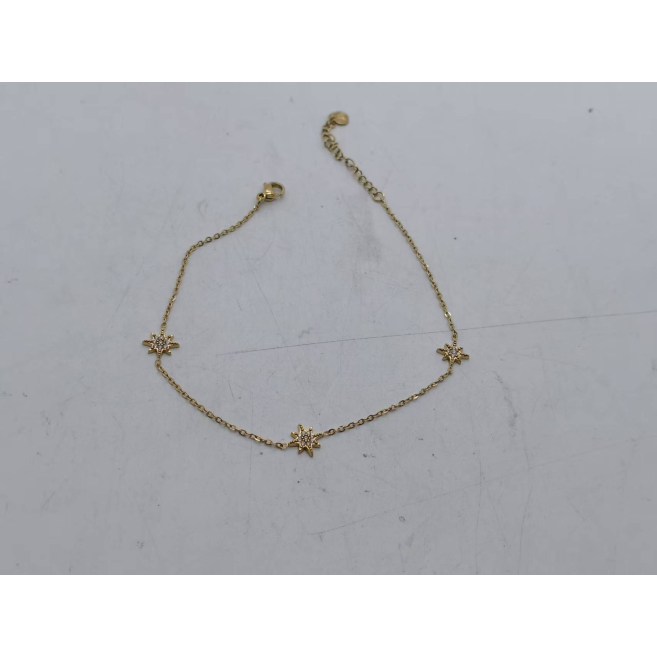 PULSERA TOBILLERA Y00489 DORADO Acero Inoxidable 2B31