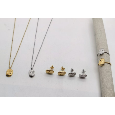 COLLAR Y00496 PLATEADO Acero Inoxidable E25