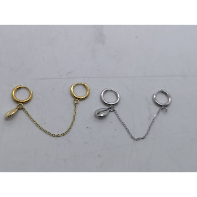 ARETES Y00482 PLATEADO Acero Inoxidable E38