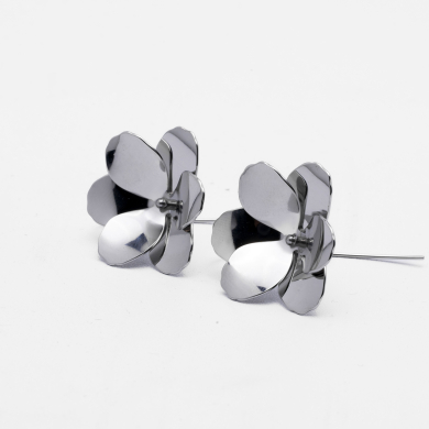 ARETES ZO11178E Plateado Acero Inoxidable -G44