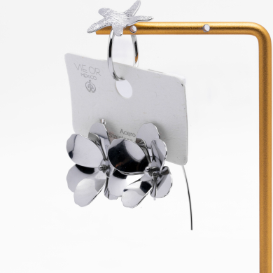 ARETES ZO11178E Plateado Acero Inoxidable -G44