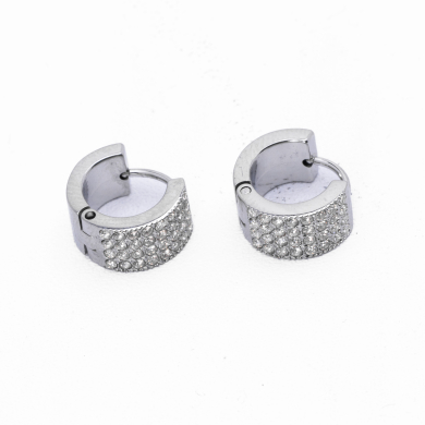 ARETES ZO10533E/7MM/300 Plateado Acero Inoxidable