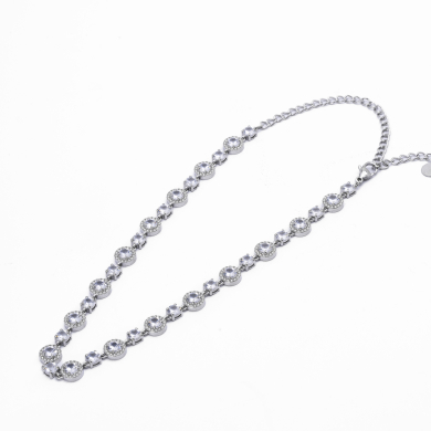 COLLAR ZO12850N Plateado Acero Inoxidable -E42