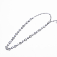 COLLAR ZO12850N Plateado Acero Inoxidable -E42