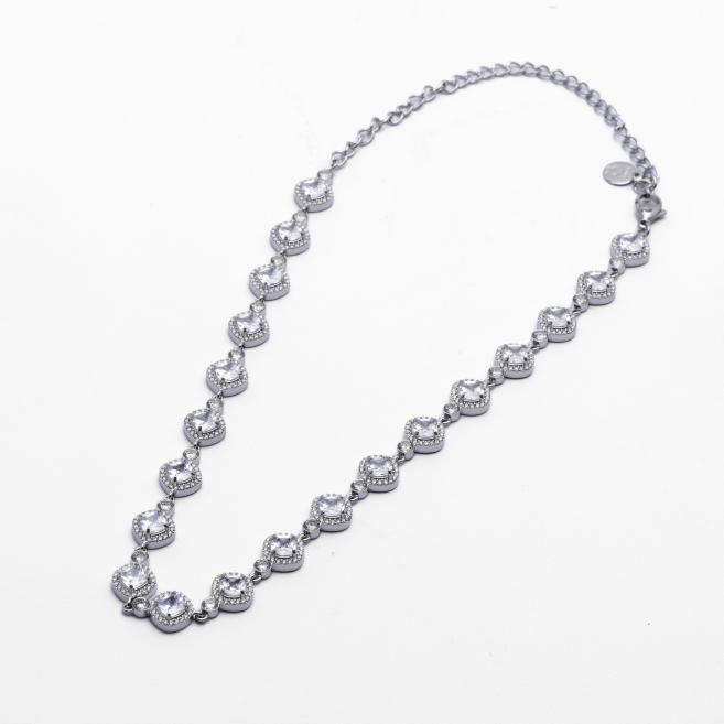 COLLAR ZO12783N Plateado Acero Inoxidable -E42