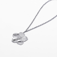 COLLAR ZO13089N Plateado Acero Inoxidable -2D27